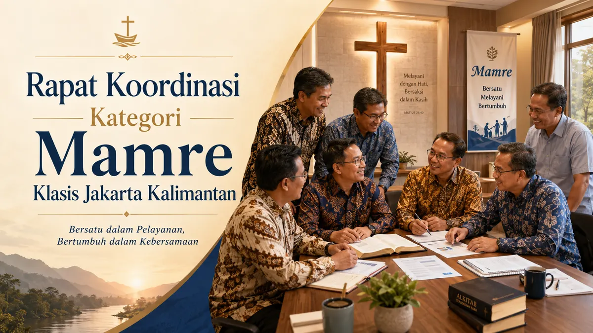 Rapat Kordinasi Pelayanan Divisi Mamre Klasis Jakarta Kalimantan